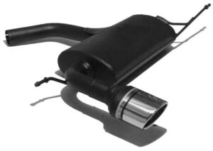 Sport muffler exhaust for VOLKSWAGEN Scirocco III 2008-2013 HATCHBACK