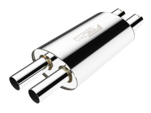 Oval through muffler FMIC.Pro 425mm 57/57mm