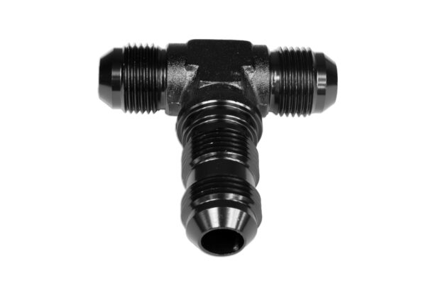 TEE BULKHEAD MALE/MALE/MALE AN4 Black