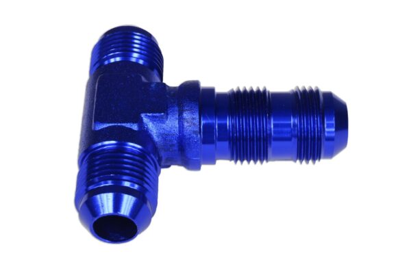 trojnik-grodziowy-meski-meski-meski-an6-niebieski_2 TEE BULKHEAD MALE/MALE/MALE AN6 Blue