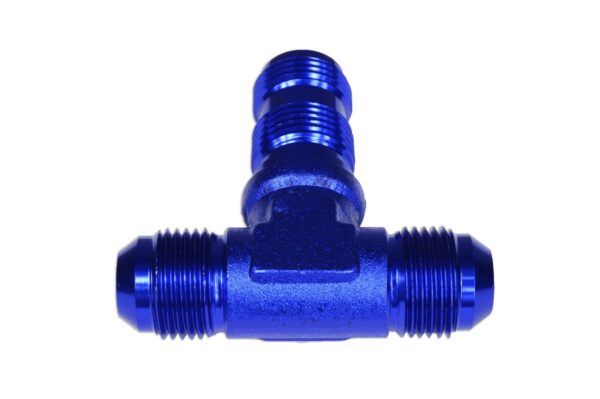 trojnik-grodziowy-meski-meski-meski-an6-niebieski_3 TEE BULKHEAD MALE/MALE/MALE AN6 Blue