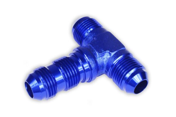 trojnik-grodziowy-meski-meski-meski-an6-niebieski_4 TEE BULKHEAD MALE/MALE/MALE AN6 Blue