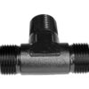trojnik-meski-meski-meski-an4-1-8-npt-an4-czarny TEE MALE/MALE/MALE AN4-1/8 NPT-AN4 Black