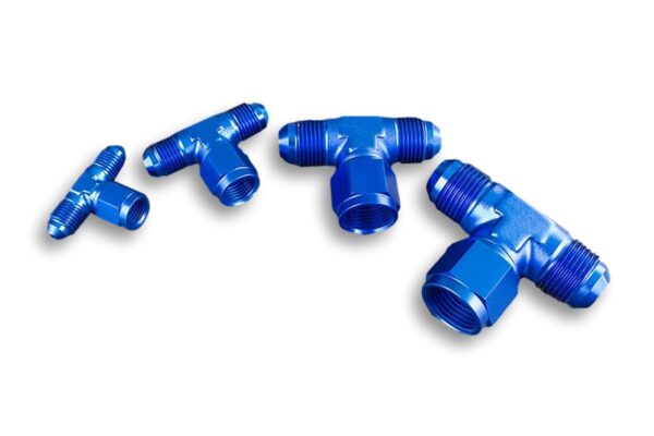 Tee male/female/male AN6/AN6/AN6 Blue