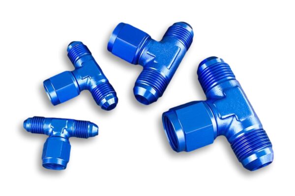 Tee male/female/male AN6/AN6/AN6 Blue