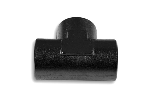 Tee female/female/female 1/8 NPT Black