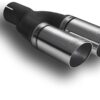 Universal Exhaust Tail Pipe Muffler Tip round 60mm lenght 220mm mounting diameter 50mm