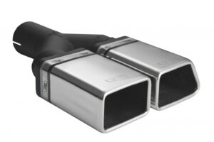 Universal Exhaust Tail Pipe Muffler Tip special 86×54mm lenght 200mm mounting diameter 50mm