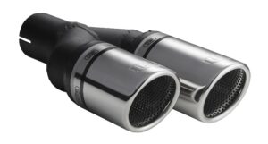 Universal Exhaust Tail Pipe Muffler Tip round 70mm lenght 200/180mm mounting diameter 45mm