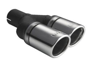Universal Exhaust Tail Pipe Muffler Tip round 70mm lenght 200/180mm mounting diameter 45mm