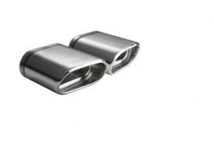 Universal Exhaust Tail Pipe Muffler Tip oval 145×75mm lenght 240mm