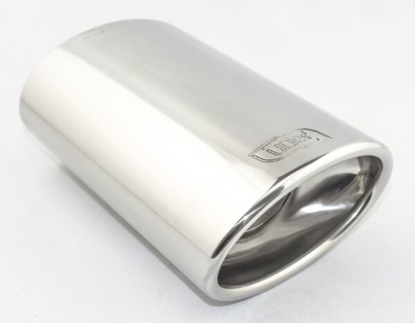 Universal Exhaust Tail Pipe Muffler Tip oval 120×80mm lenght 200mm