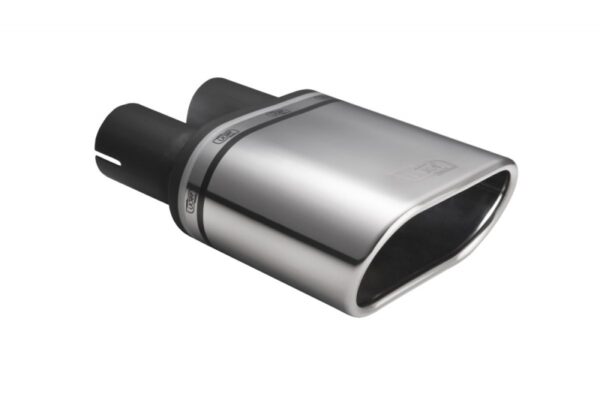 Universal Exhaust Tail Pipe Muffler Tip oval 145×75mm lenght 140mm mounting diameter 45mm