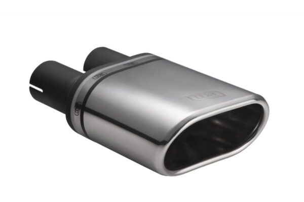 Universal Exhaust Tail Pipe Muffler Tip oval 145×75mm lenght 140mm mounting diameter 45mm
