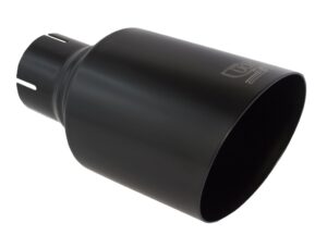 Universal Exhaust Tail Pipe Muffler Tip round 100mm lenght 120mm mounting diameter 50mm