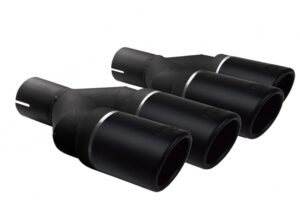 Universal Exhaust Tail Pipe Muffler Tip round 70mm lenght 200/180mm mounting diameter 50mm
