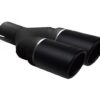 Universal Exhaust Tail Pipe Muffler Tip round 90mm lenght 220mm mounting diameter 50mm