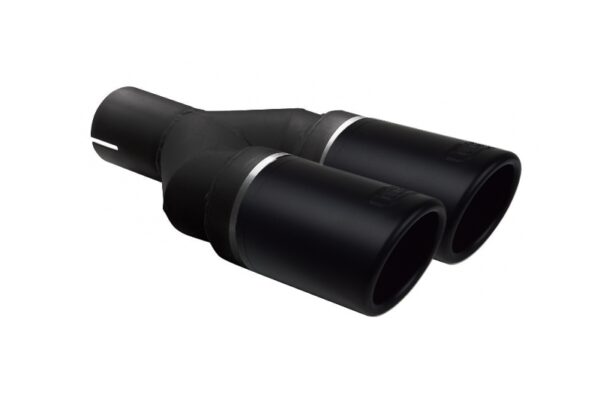 Universal Exhaust Tail Pipe Muffler Tip round 90mm lenght 220mm mounting diameter 50mm