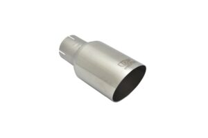 Universal Exhaust Tail Pipe Muffler Tip round 80mm lenght 120mm mounting diameter 50mm