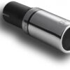 Universal Exhaust Tail Pipe Muffler Tip round 60mm lenght 90mm mounting diameter 45mm