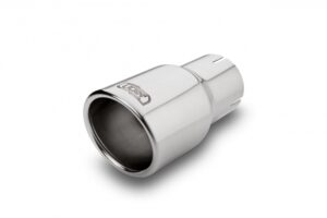 Universal Exhaust Tail Pipe Muffler Tip round 90mm lenght 190mm mounting diameter 60mm