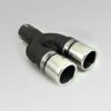 Universal Exhaust Tail Pipe Muffler Tip round 60mm lenght 170mm mounting diameter 55mm