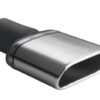 Universal Exhaust Tail Pipe Muffler Tip oval 167×60mm lenght 200mm mounting diameter 50mm