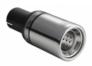Universal Exhaust Tail Pipe Muffler Tip round 80mm lenght 200mm mounting diameter 50mm
