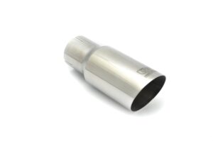 Universal Exhaust Tail Pipe Muffler Tip round 80mm lenght 120mm mounting diameter 65mm