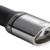 Universal Exhaust Tail Pipe Muffler Tip oval 95×65mm lenght 200mm mounting diameter 55mm