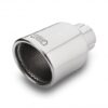 Universal Exhaust Tail Pipe Muffler Tip round 100mm lenght 120mm mounting diameter 60mm