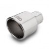 Universal Exhaust Tail Pipe Muffler Tip round 100mm lenght 120mm mounting diameter 55mm