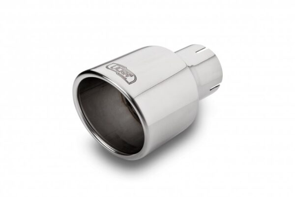 Universal Exhaust Tail Pipe Muffler Tip round 100mm lenght 120mm mounting diameter 55mm