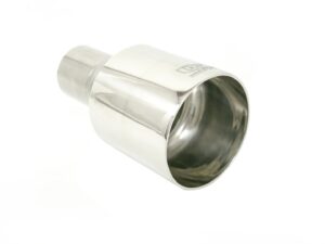 Universal Exhaust Tail Pipe Muffler Tip round 120mm lenght 120mm mounting diameter 65mm