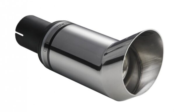 Universal Exhaust Tail Pipe Muffler Tip round 80mm lenght 170mm mounting diameter 55mm