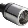 Universal Exhaust Tail Pipe Muffler Tip round 100mm lenght 120mm mounting diameter 60mm