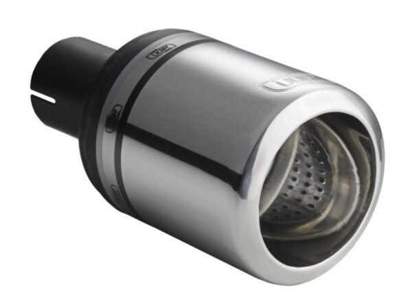 Universal Exhaust Tail Pipe Muffler Tip round 100mm lenght 120mm mounting diameter 60mm
