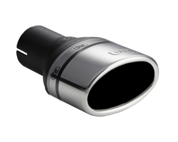 Universal Exhaust Tail Pipe Muffler Tip oval 120×80mm lenght 80mm mounting diameter 60mm