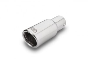 Universal Exhaust Tail Pipe Muffler Tip round 70mm lenght 120mm mounting diameter 55mm
