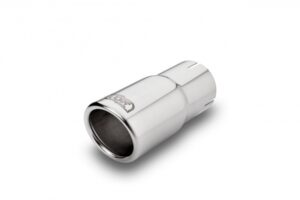 Universal Exhaust Tail Pipe Muffler Tip round 70mm lenght 120mm mounting diameter 65mm