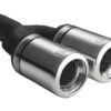 Universal Exhaust Tail Pipe Muffler Tip round 80mm lenght 160mm mounting diameter 50mm