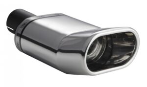 Universal Exhaust Tail Pipe Muffler Tip oval 145×75mm lenght 200mm