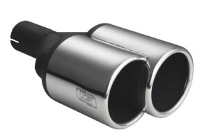Universal Exhaust Tail Pipe Muffler Tip round lenght 200/180mm mounting diameter 55mm
