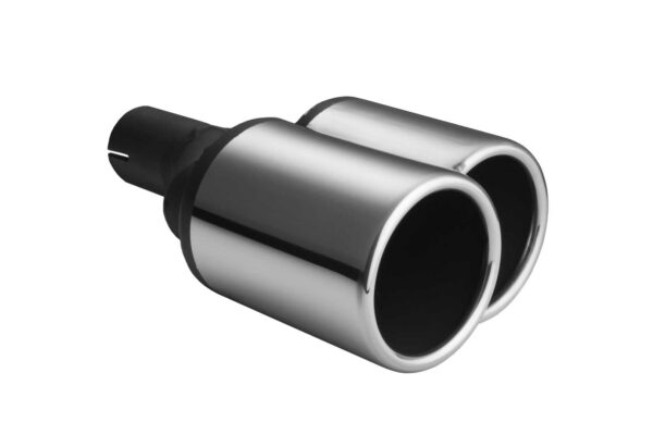 Universal Exhaust Tail Pipe Muffler Tip round lenght 200/180mm mounting diameter 60mm
