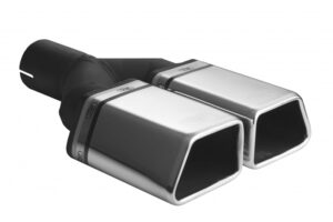 Universal Exhaust Tail Pipe Muffler Tip special 86×54mm lenght 200mm mounting diameter 60mm