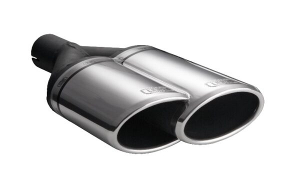 Universal Exhaust Tail Pipe Muffler Tip oval 220×80mm lenght 220mm mounting diameter 55mm