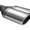 Universal Exhaust Tail Pipe Muffler Tip oval 220×80mm lenght 220mm mounting diameter 60mm