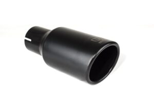 Universal Exhaust Tail Pipe Muffler Tip round 80mm lenght 120mm mounting diameter 65mm