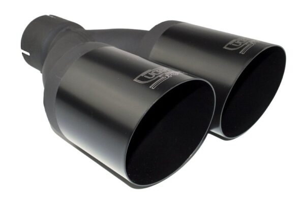 Universal Exhaust Tail Pipe Muffler Tip round 100mm lenght 280mm mounting diameter 65mm