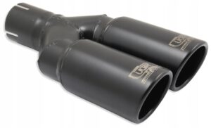 Universal Exhaust Tail Pipe Muffler Tip round 70mm lenght 200mm mounting diameter 55mm